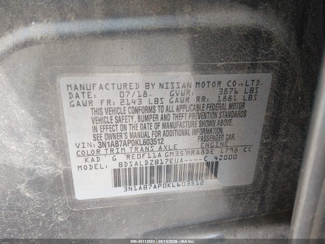Nissan Sentra Sv