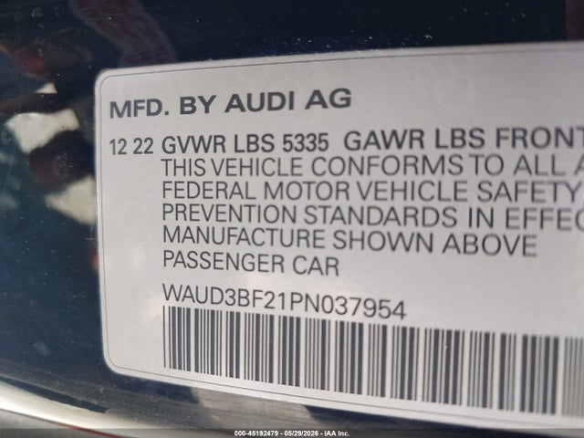 Audi A6 Premium 45 Tfsi Quattro S Tronic