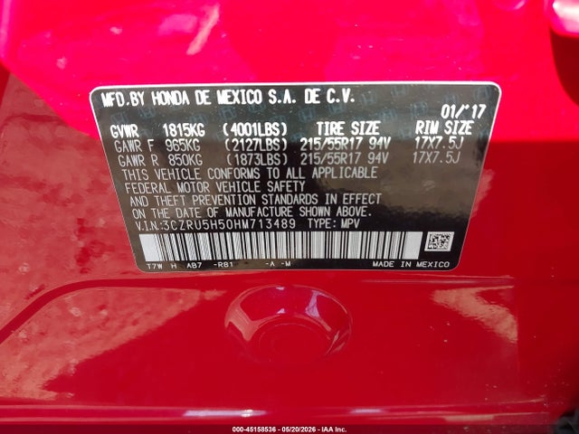 Honda HR-V Ex