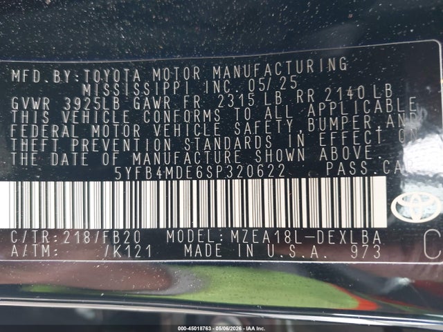 Toyota Corolla Le