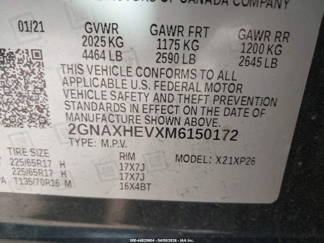 Chevrolet Equinox Fwd Ls