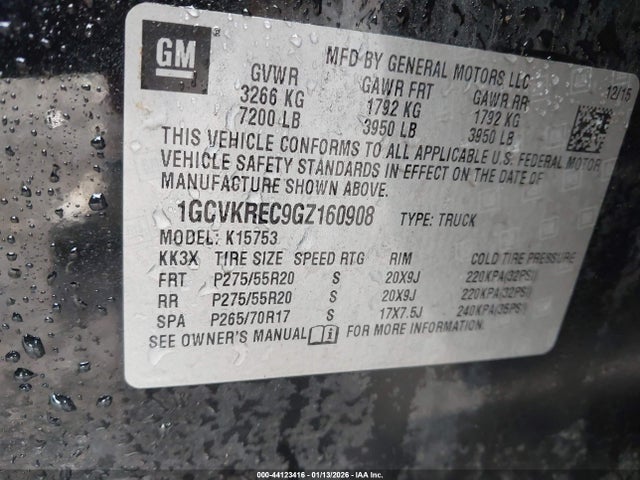 Chevrolet Silverado 1500 1lt