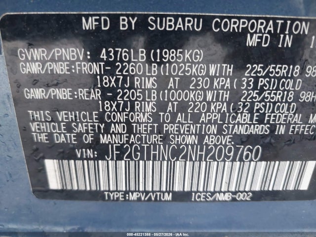 Subaru Crosstrek Limited