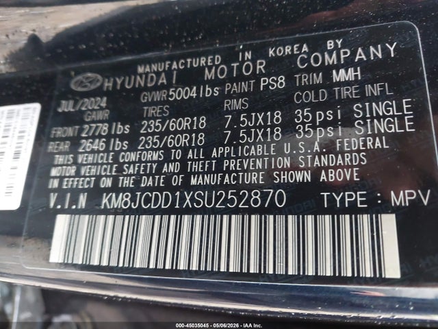 Hyundai TUCSON Sel Convenience