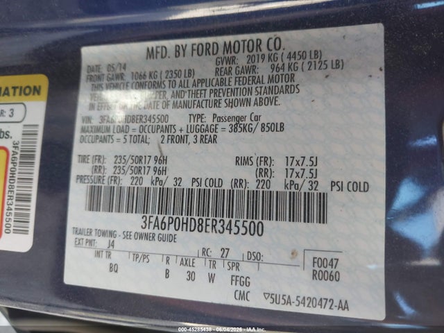 Ford Fusion Se