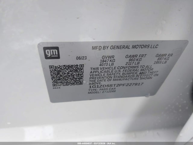 Chevrolet Malibu Fwd 1lt