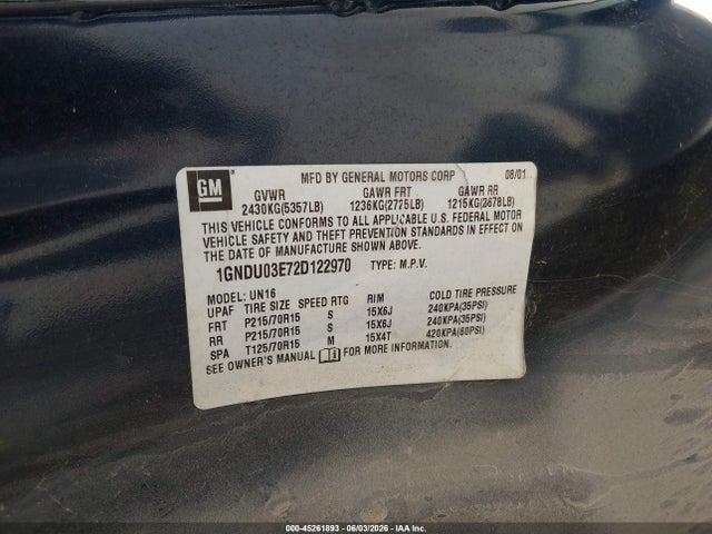 Chevrolet Venture Plus