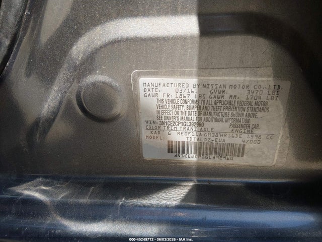 Nissan Versa Sv