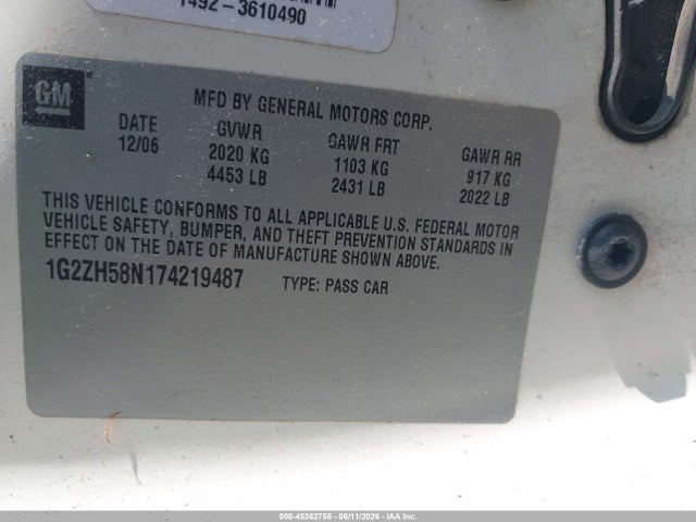 Pontiac G6 Gt