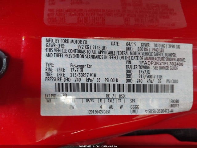 Ford Focus Se