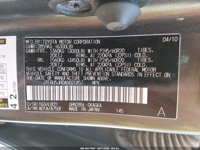 Toyota 4Runner Limited V6