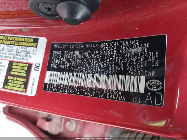 Toyota Corolla Le