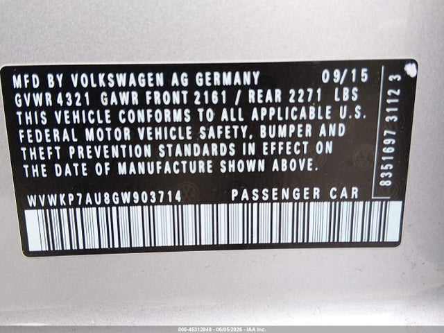 Volkswagen e-Golf Se