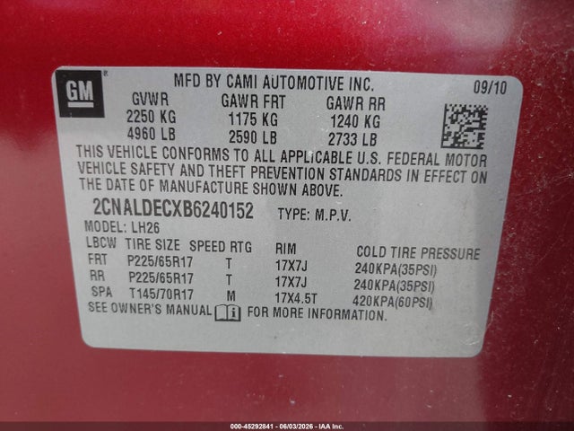 Chevrolet Equinox 1lt