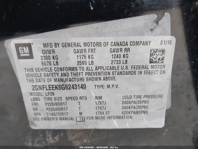 Chevrolet Equinox Ls