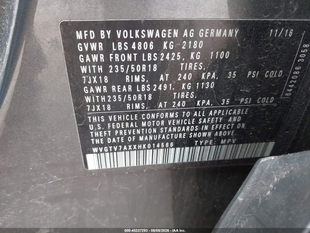Volkswagen Tiguan 2.0t Sport