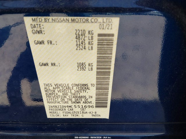 Nissan LEAF Sl Plus 62 Kwh
