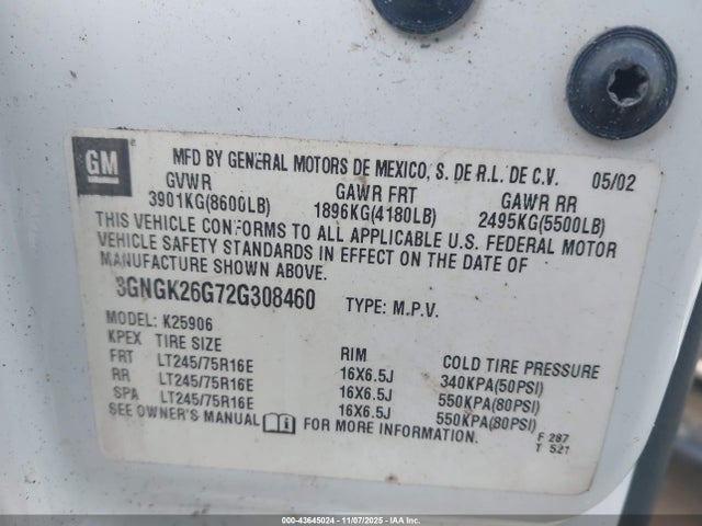 Chevrolet Suburban 2500 Ls