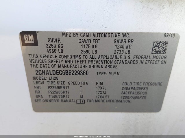 Chevrolet Equinox 1lt