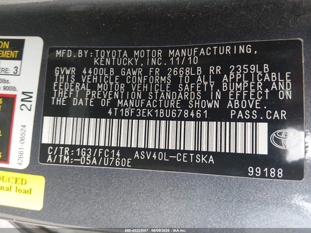 Toyota Camry Se
