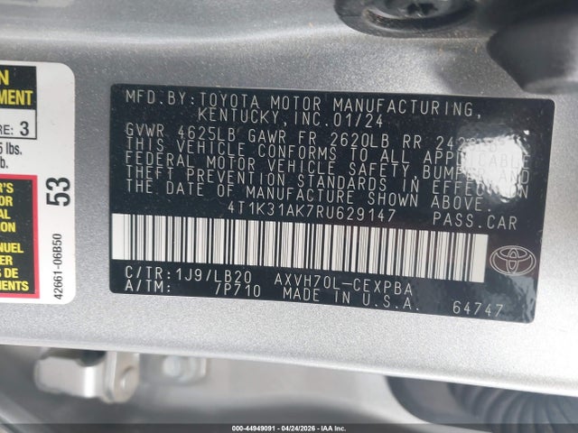 Toyota Camry Xse