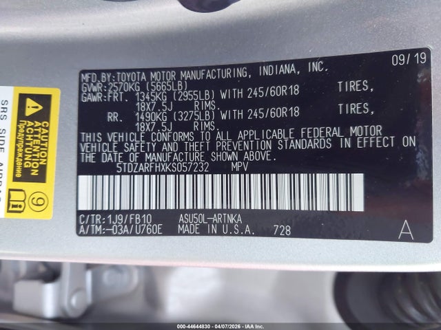 Toyota Highlander Le