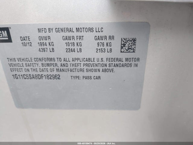 Chevrolet Malibu 1lt
