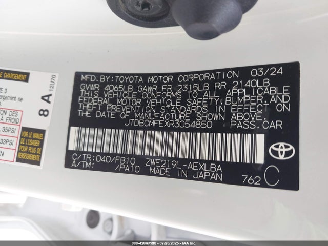 Toyota Corolla Hybrid Le