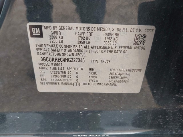 Chevrolet Silverado 1500 1lt