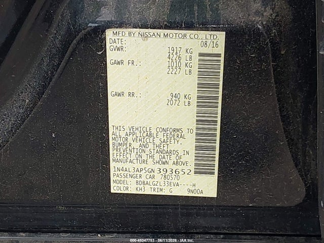 Nissan Altima 2.5 S