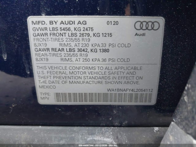 Audi Q5 Premium Plus 45 Tfsi Quattro S Tronic