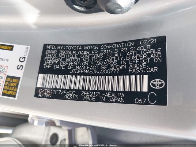 Toyota Corolla Le