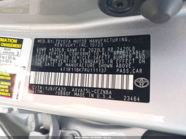 Toyota Camry Le