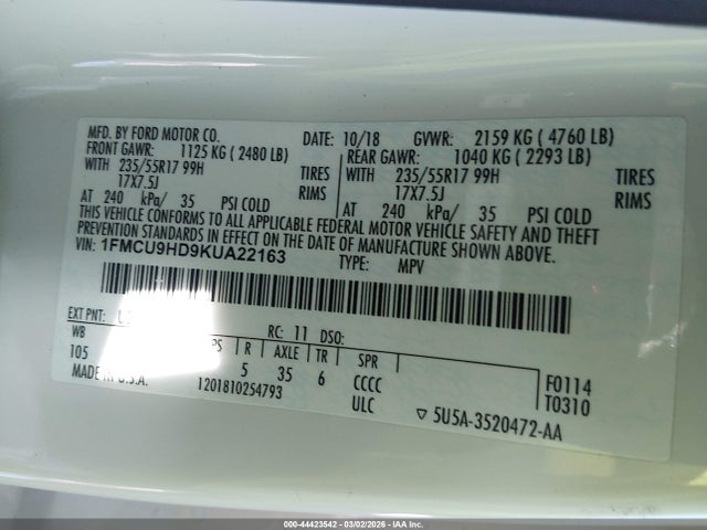 Ford Escape Sel