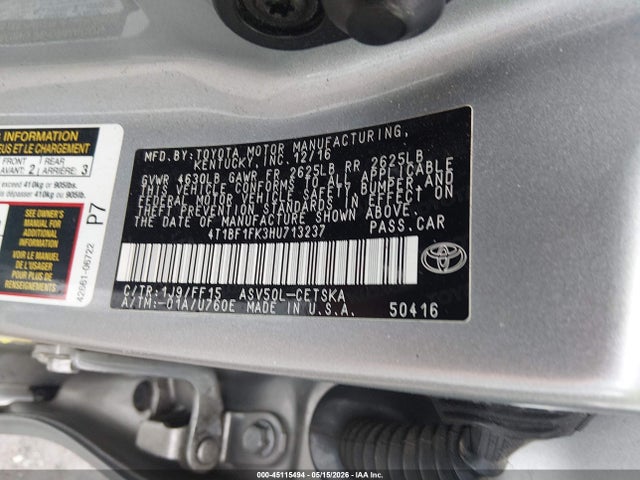 Toyota Camry Se