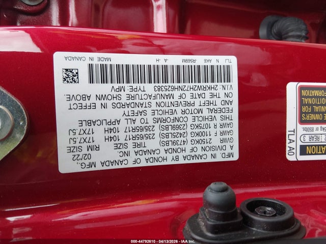 Honda CR-V Awd Special Edition