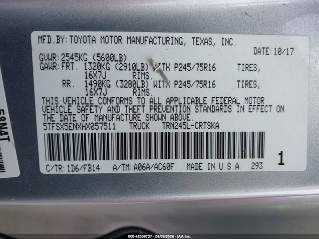 Toyota Tacoma Sr