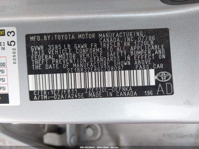 Toyota Corolla Le