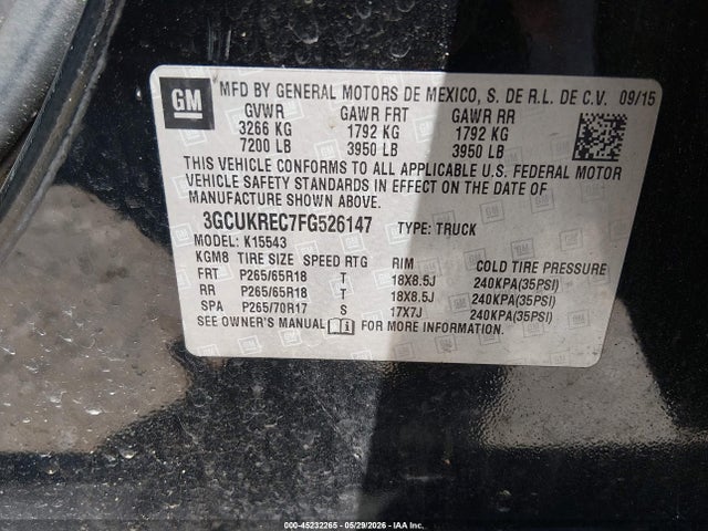 Chevrolet Silverado 1500 1lt