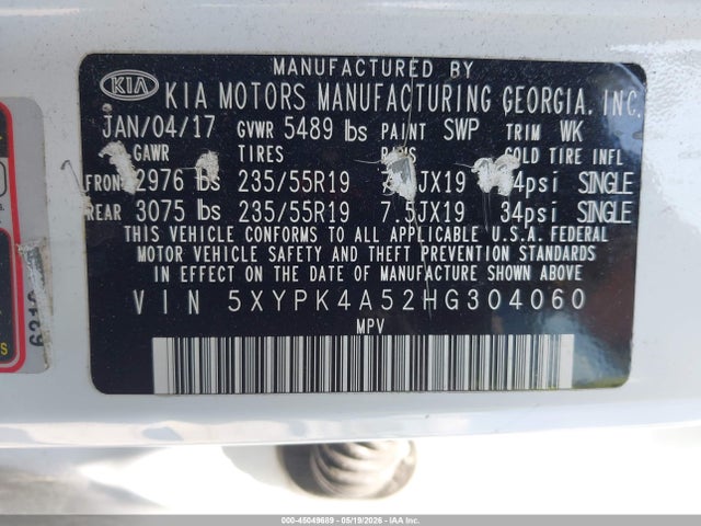 Kia Sorento 3.3l Sx