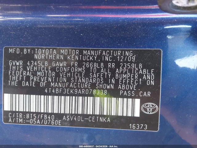 Toyota Camry Le