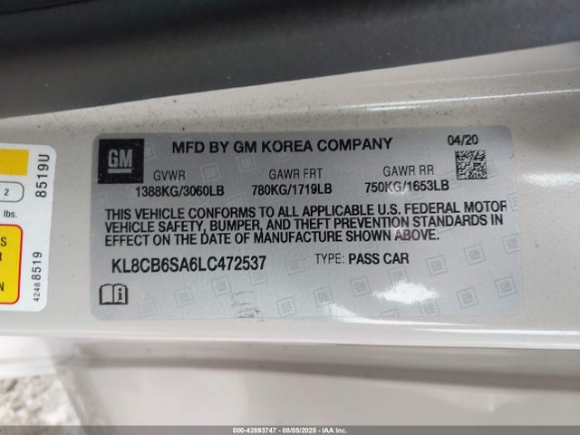 Chevrolet Spark Fwd Ls Automatic