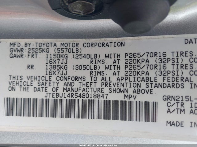 Toyota 4Runner Sr5 V6