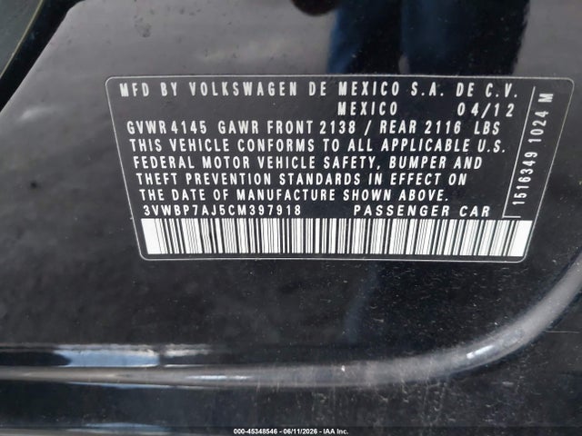 Volkswagen Jetta 2.5l Se