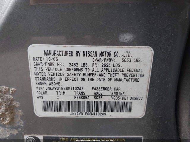 INFINITI M35