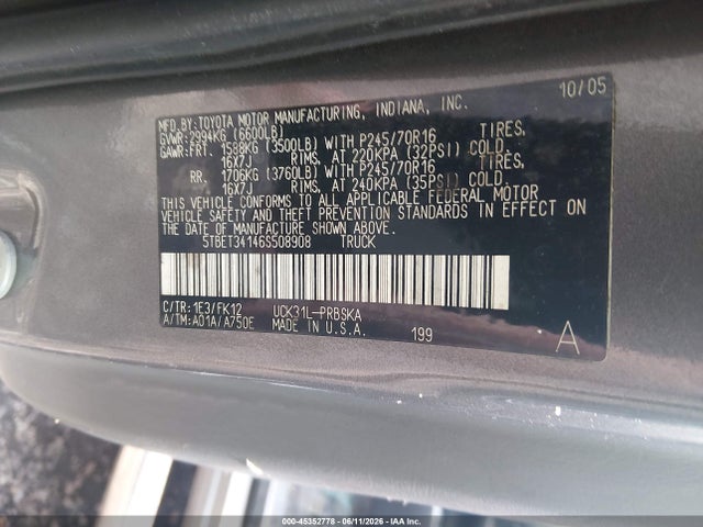 Toyota Tundra Sr5 V8