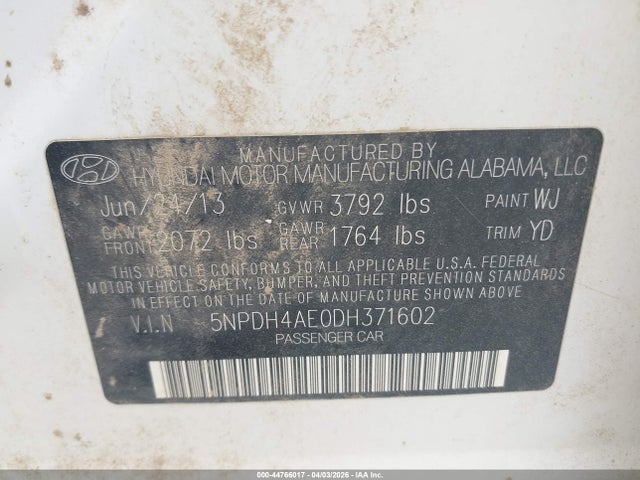 Hyundai ELANTRA Gls