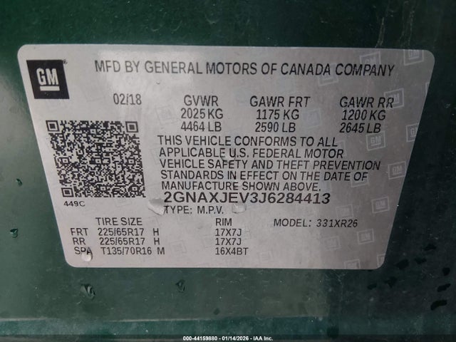 Chevrolet Equinox Lt