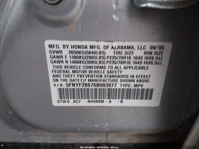 Honda Pilot Ex-l