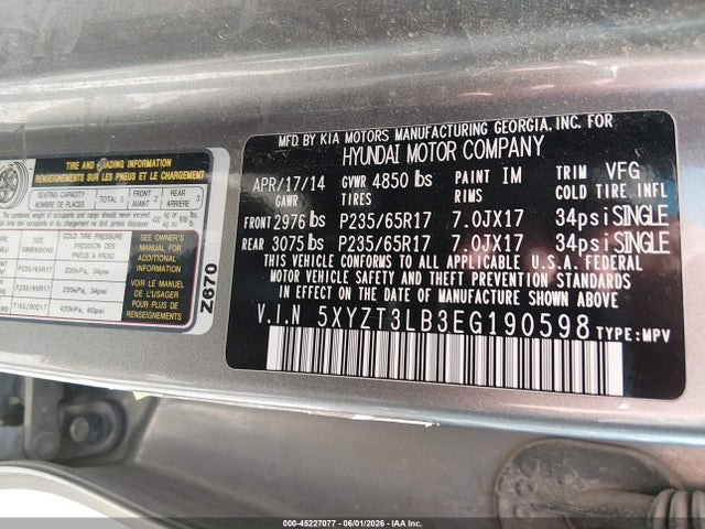 Hyundai SANTA FE 2.4l